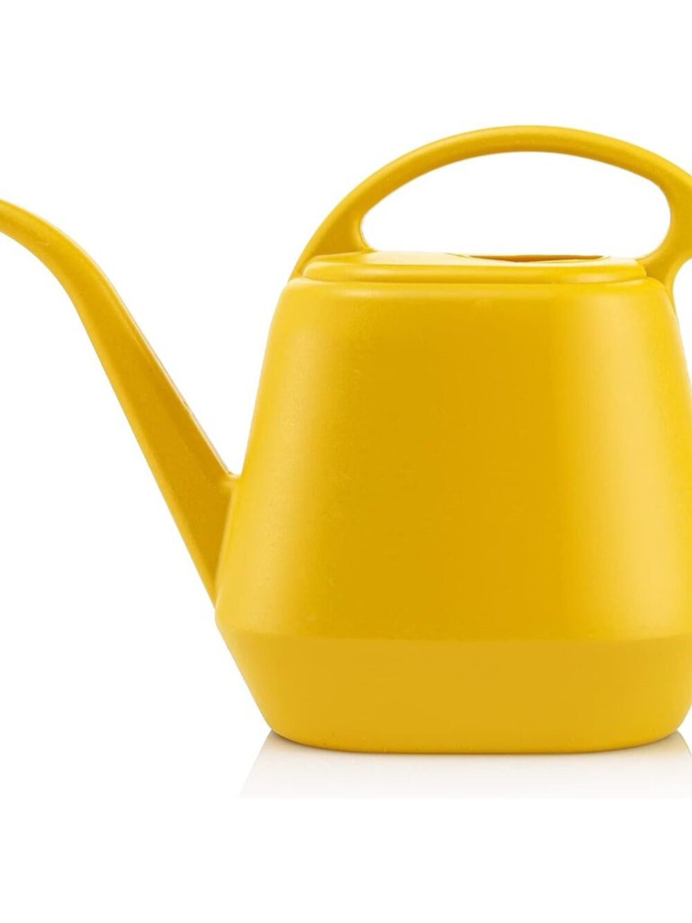 Plastic Watering Can, Yellow, 1-Gallon